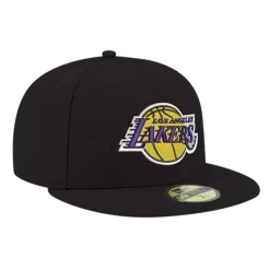 NEW ERA Los Angeles Lakers Black 59FIFTY Fitted Hat