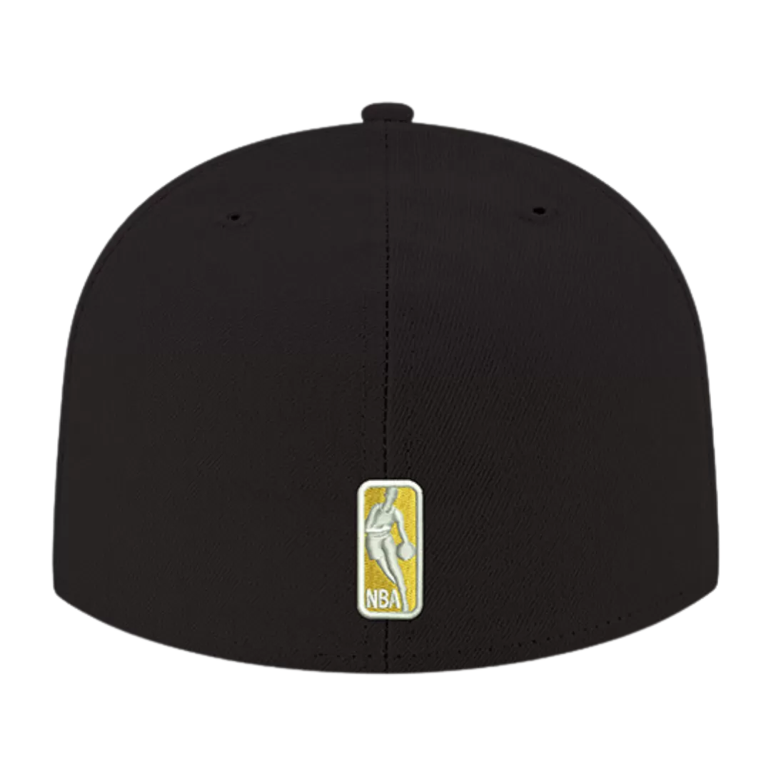 NEW ERA Los Angeles Lakers Black 59FIFTY Fitted Hat 5 NEW ERA Los Angeles Lakers Black 59FIFTY Fitted Hat - Image 3