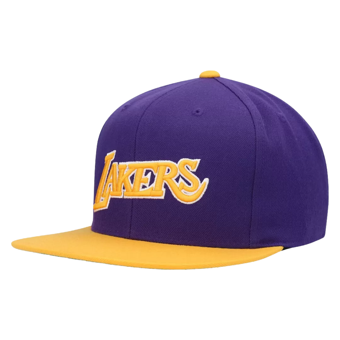 Los Angeles Lakers Mitchell & Ness Fitted Hat 4 Los Angeles Lakers Mitchell & Ness Fitted Hat - Image 2