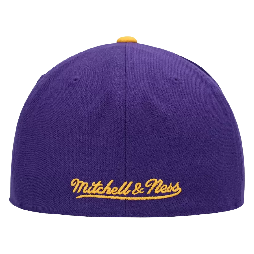 Los Angeles Lakers Mitchell & Ness Fitted Hat 5 Los Angeles Lakers Mitchell & Ness Fitted Hat - Image 3