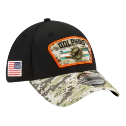 NEW ERA Miami Dolphins 2021 Salute To Service 39THIRTY Flex Hat