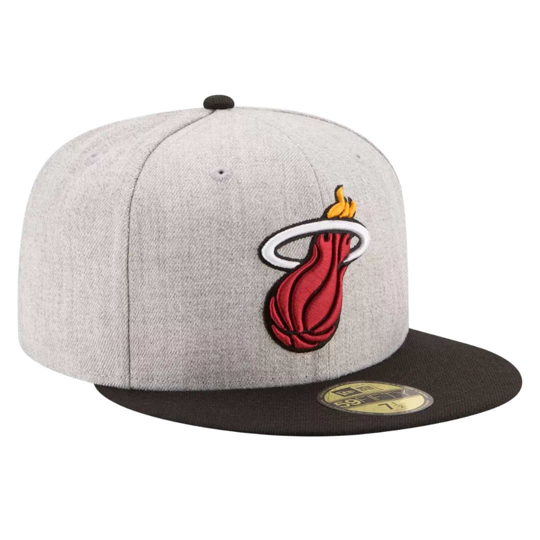 NEW ERA Miami Heat Heather Action 59FIFTY Fitted Hat 3 NEW ERA Miami Heat Heather Action 59FIFTY Fitted Hat