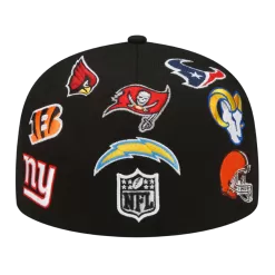 NEW ERA NFL All Over Team Logo 59FIFTY Fitted Hat -Fashion Hat Shop NFLAllOverTeamLogo59FIFTYFittedHat4