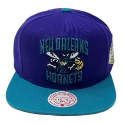 Mitchell & Ness New Orleans Hornets Mitchell And Ness 2008 All Star Game Side Patch Snapback Hat -Fashion Hat Shop NewOrleansHornetsMitchellandNess2008AllStarGameSidePatchSnapbackHat3