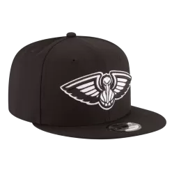 NEW ERA New Orleans Pelicans Black And White 9FIFTY Snapback Hat