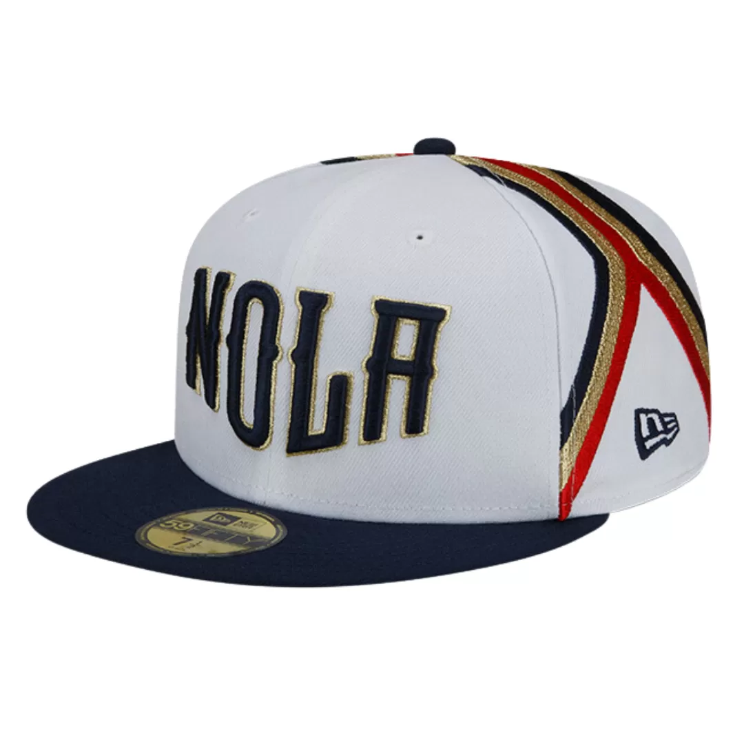 NEW ERA New Orleans Pelicans City Edition 59FIFTY Fitted Hat 4 NEW ERA New Orleans Pelicans City Edition 59FIFTY Fitted Hat - Image 2