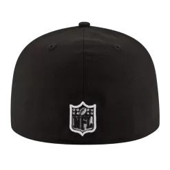 NEW ERA New Orleans Saints Black And White 59FIFTY Fitted Hat -Fashion Hat Shop NewOrleansSaintsBlackandWhite59FIFTYFittedHat3