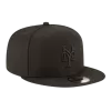 NEW ERA New York Mets Black On Black 9FIFTY Snapback Hat -Fashion Hat Shop NewYorkMetsBlackOnBlack9FIFTYSnapbackHat1