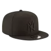 NEW ERA New York Yankees Black On Black 9FIFTY Snapback Hat 2 NEW ERA New York Yankees Black On Black 9FIFTY Snapback Hat -Fashion Hat Shop NewYorkYankeesBlackOnBlack9FIFTYSnapbackHat1