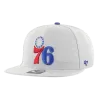 '47 BRAND Philadelphia 76ers Boreland Captain Snapback Hat -Fashion Hat Shop Philadelphia76ersBorelandCaptainSnapbackHat1