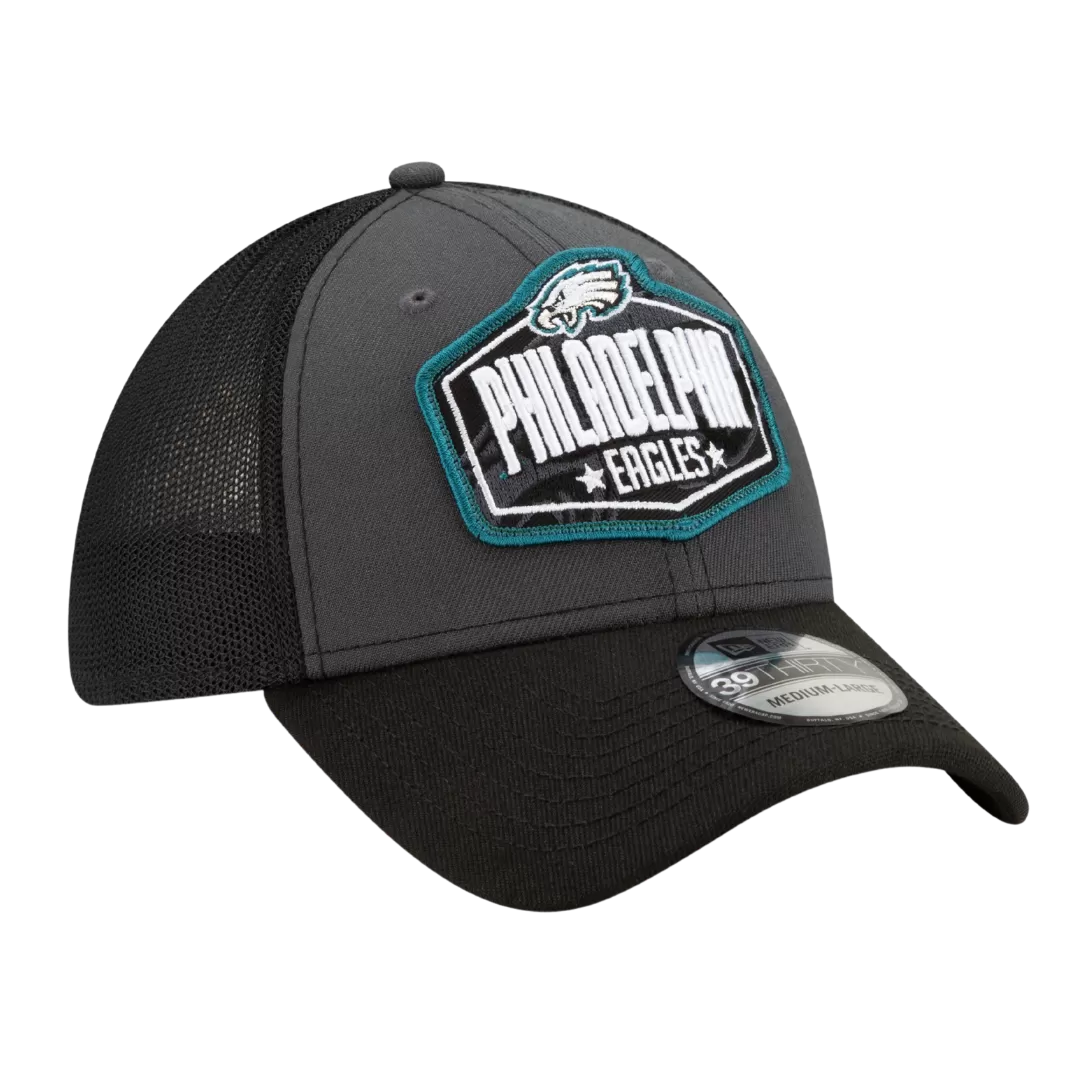 NEW ERA Philadelphia Eagles 2021 Draft 39THIRTY Flex Hat 3 NEW ERA Philadelphia Eagles 2021 Draft 39THIRTY Flex Hat