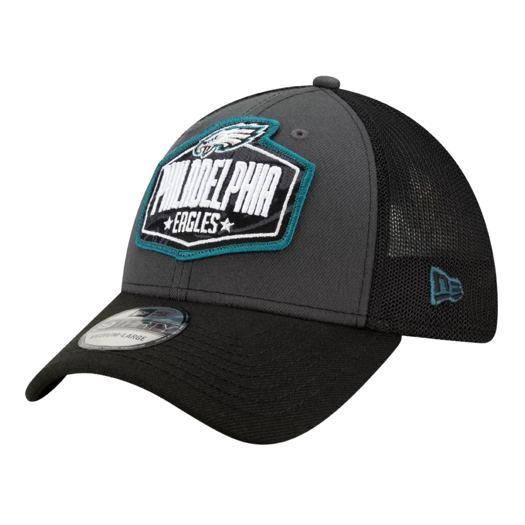 NEW ERA Philadelphia Eagles 2021 Draft 39THIRTY Flex Hat 4 NEW ERA Philadelphia Eagles 2021 Draft 39THIRTY Flex Hat - Image 2