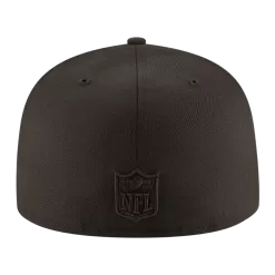 NEW ERA Philadelphia Eagles Black On Black 59FIFTY Fitted Hat -Fashion Hat Shop PhiladelphiaEaglesBlackOnBlack59FIFTYFittedHat3