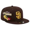 NEW ERA San Diego Padres Icon 9FIFTY Snapback Hat -Fashion Hat Shop SanDiegoPadresIcon9FIFTYSnapbackHat