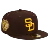 NEW ERA San Diego Padres Laurel Side Patch 59FIFTY Fitted Hat -Fashion Hat Shop SanDiegoPadresLaurelSidePatch59FIFTYFittedHat