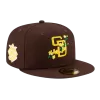 NEW ERA San Diego Padres Side Patch Bloom 59FIFTY Fitted Hat -Fashion Hat Shop SanDiegoPadresSidePatchBloom59FIFTYFittedHat1