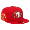 NEW ERA San Francisco 49ers Cloud Icon 59FIFTY Fitted Hat -Fashion Hat Shop SanFrancisco49ersCloudIcon59FIFTYFittedHat