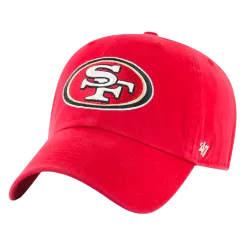 '47 BRAND San Francisco 49ers Red Clean Up Adjustable Hat
