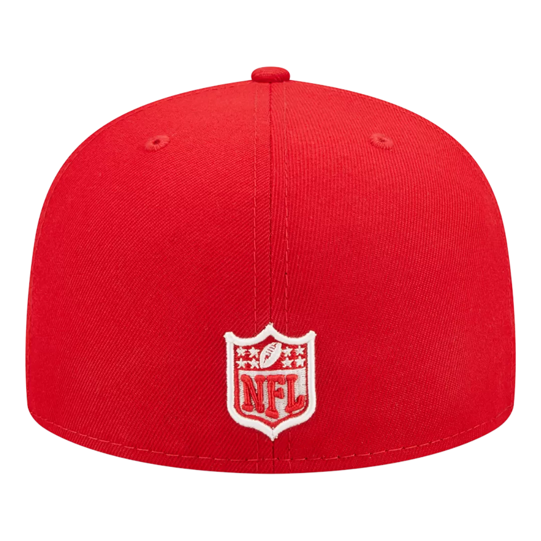 NEW ERA San Francisco 49ers Super Bowl XXIV Purple Pop Sweat 59FIFTY Fitted Hat 5 NEW ERA San Francisco 49ers Super Bowl XXIV Purple Pop Sweat 59FIFTY Fitted Hat - Image 3