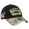 NEW ERA Seattle Seahawks 2021 Salute To Service 9FORTY Trucker Adjustable Hat