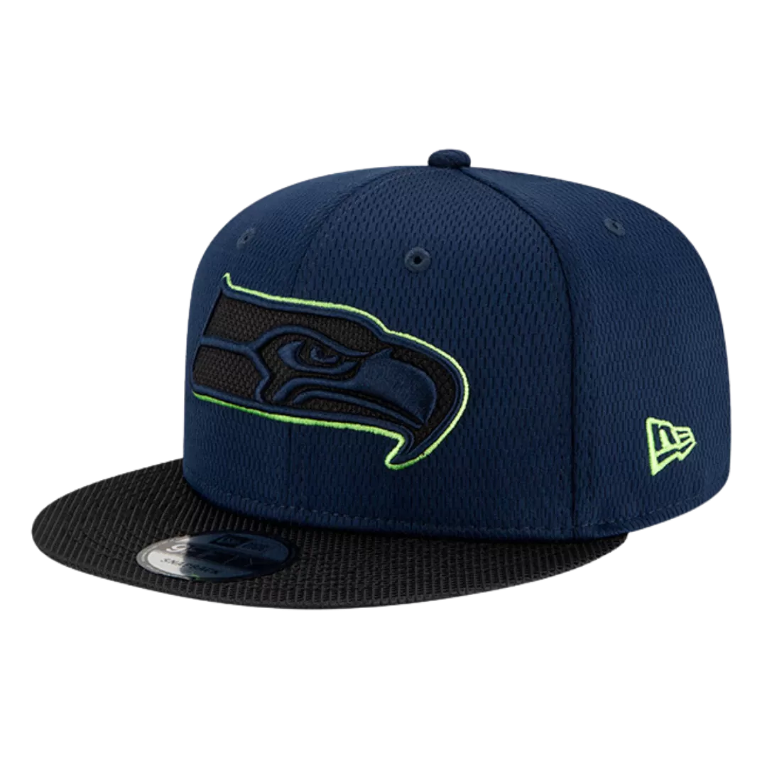 NEW ERA Seattle Seahawks 2021 Sideline Road 9FIFTY Snapback Hat 4 NEW ERA Seattle Seahawks 2021 Sideline Road 9FIFTY Snapback Hat - Image 2