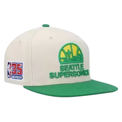 Mitchell & Ness Seattle Supersonics Mitchell And Ness 35th Anniversary Side Patch Snapback Hat