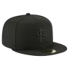 NEW ERA St Louis Cardinals Black On Black 59FIFTY Fitted Hat