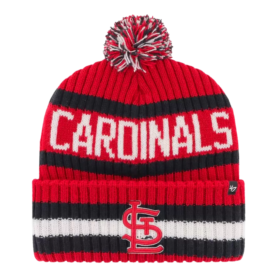 '47 BRAND St Louis Cardinals Red Bering Knit Pom Beanie 3 '47 BRAND St Louis Cardinals Red Bering Knit Pom Beanie