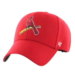 '47 BRAND St Louis Cardinals Red MVP Adjustable Hat