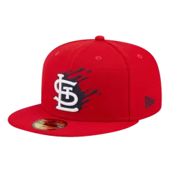 NEW ERA St Louis Cardinals Splatter 59FIFTY Fitted Hat -Fashion Hat Shop StLouisCardinalsSplatter59FIFTYFittedHat2