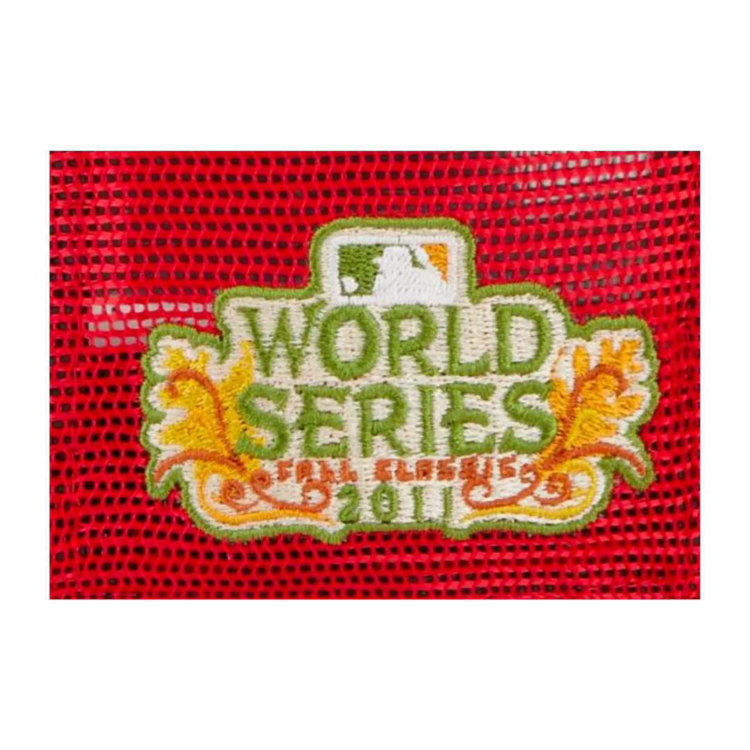 NEW ERA St Louis Cardinals Stacked Trucker 9FIFTY Snapback Hat 4 NEW ERA St Louis Cardinals Stacked Trucker 9FIFTY Snapback Hat - Image 2