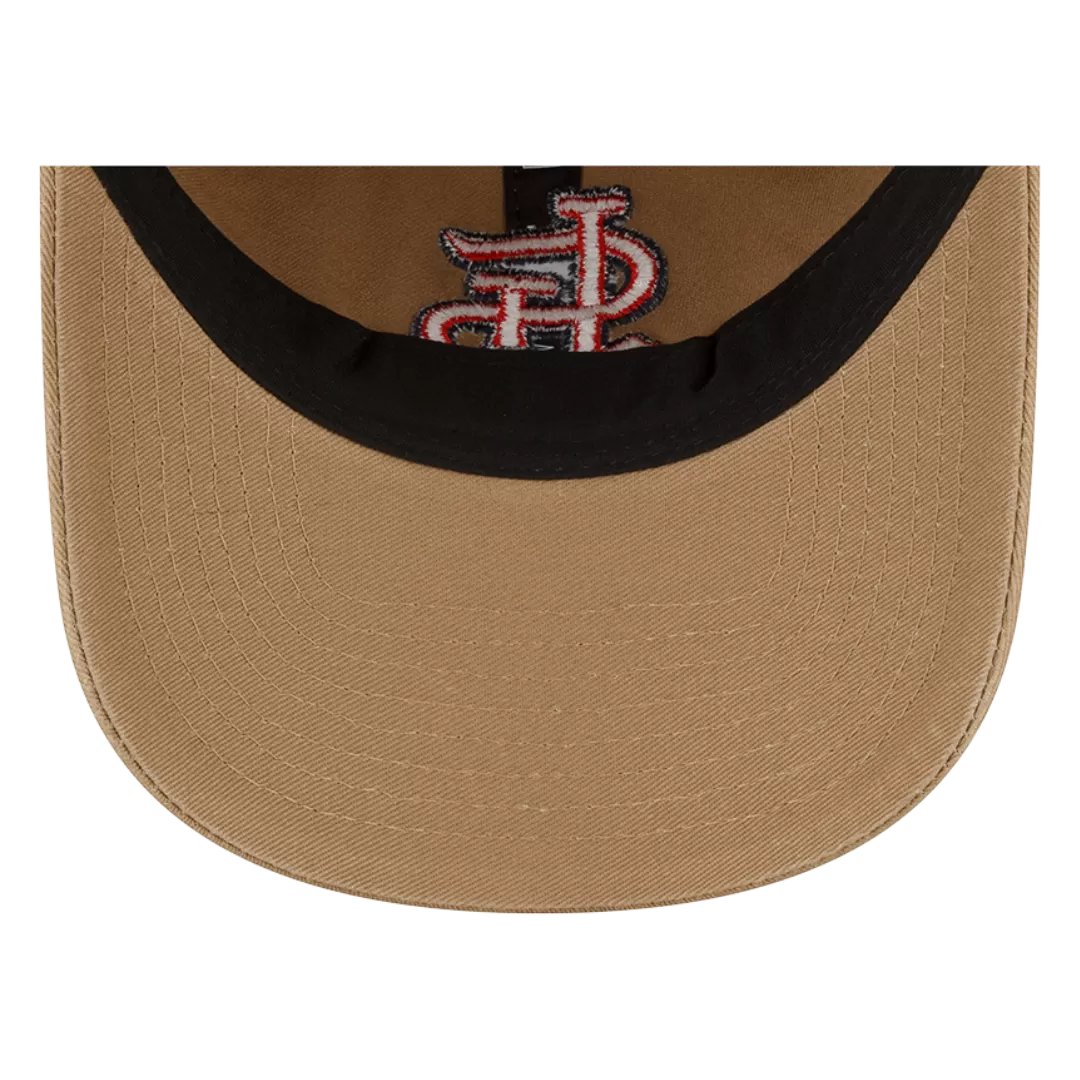 NEW ERA St Louis Cardinals Tan Core Classic 9TWENTY Adjustable Hat 6 NEW ERA St Louis Cardinals Tan Core Classic 9TWENTY Adjustable Hat - Image 4