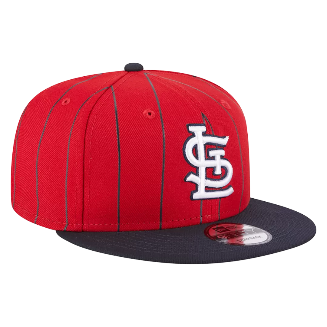 NEW ERA St Louis Cardinals Pinstripe 9FIFTY Snapback Hat 3 NEW ERA St Louis Cardinals Pinstripe 9FIFTY Snapback Hat