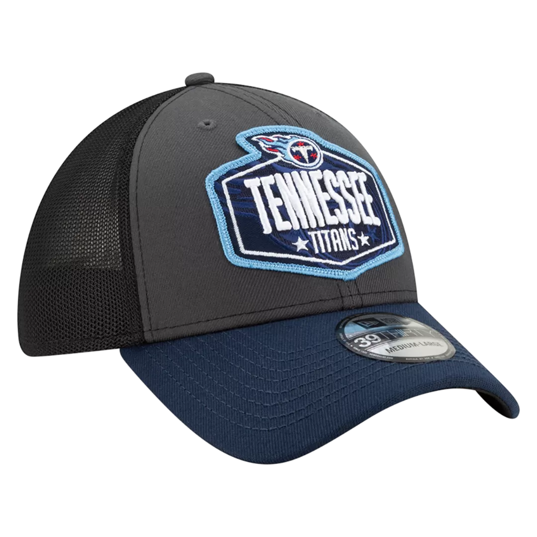 NEW ERA Tennessee Titans 2021 Draft 39THIRTY Flex Hat 3 NEW ERA Tennessee Titans 2021 Draft 39THIRTY Flex Hat