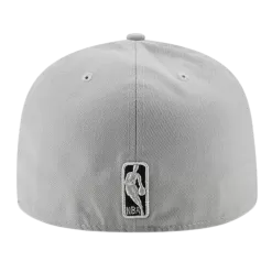 NEW ERA Toronto Raptors Grey 59FIFTY Fitted Hat -Fashion Hat Shop TorontoRaptorsGrey59FIFTYFittedHat3