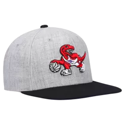Mitchell & Ness Toronto Raptors Mitchell And Ness Heather Underpop Snapback Hat