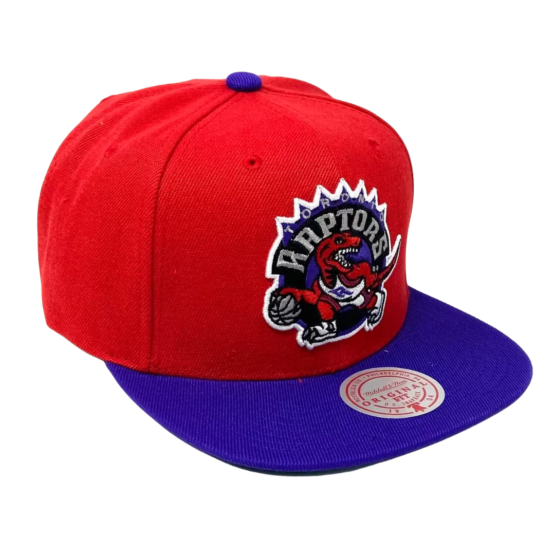 Mitchell & Ness Toronto Raptors Mitchell And Ness Two Tone Core Basic Snapback Hat 3 Mitchell & Ness Toronto Raptors Mitchell And Ness Two Tone Core Basic Snapback Hat