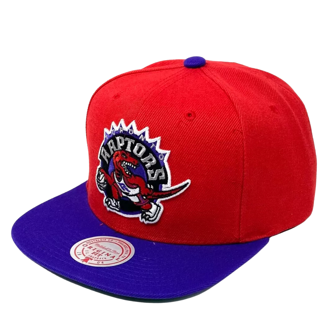 Mitchell & Ness Toronto Raptors Mitchell And Ness Two Tone Core Basic Snapback Hat 4 Mitchell & Ness Toronto Raptors Mitchell And Ness Two Tone Core Basic Snapback Hat - Image 2