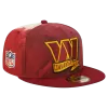 NEW ERA Washington Commanders 2022 Sideline Ink Dye 9FIFTY Snapback Hat -Fashion Hat Shop WashingtonCommanders2022SidelineInkDye9FIFTYSnapbackHat