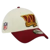 NEW ERA Washington Commanders Cream/Burgundy 2022 Sideline 39THIRTY Flex Hat